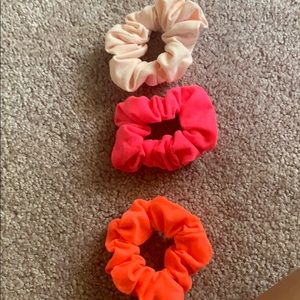 three scrunchies